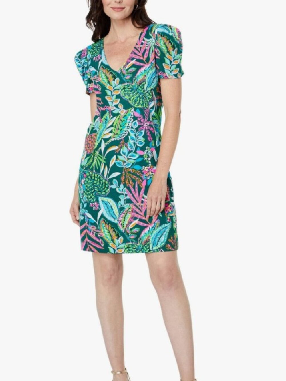 Lilly Pulitzer Aleece Dress, Multi Sunshine Jungle Large